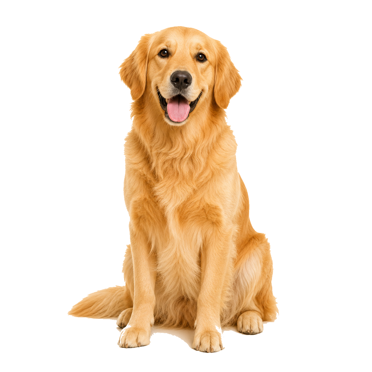 A healthy, happy rescued dog